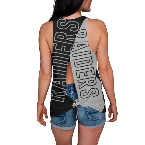 Las Vegas Raiders NFL Womens Tie-Breaker Sleeveless Top