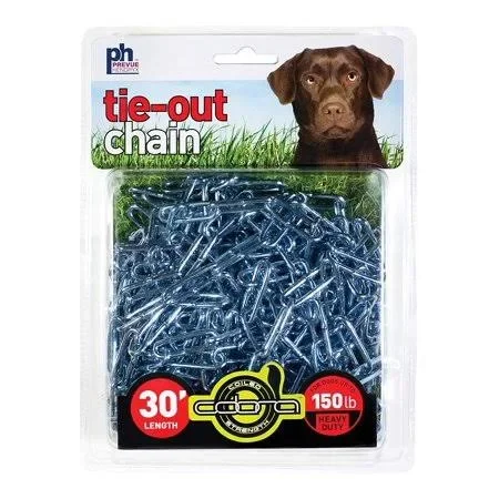2126 Heavy-Duty 30& Tie-Out Chain - Heavy Duty for Dogs Up to 150 lbs by Prevue Pet Products