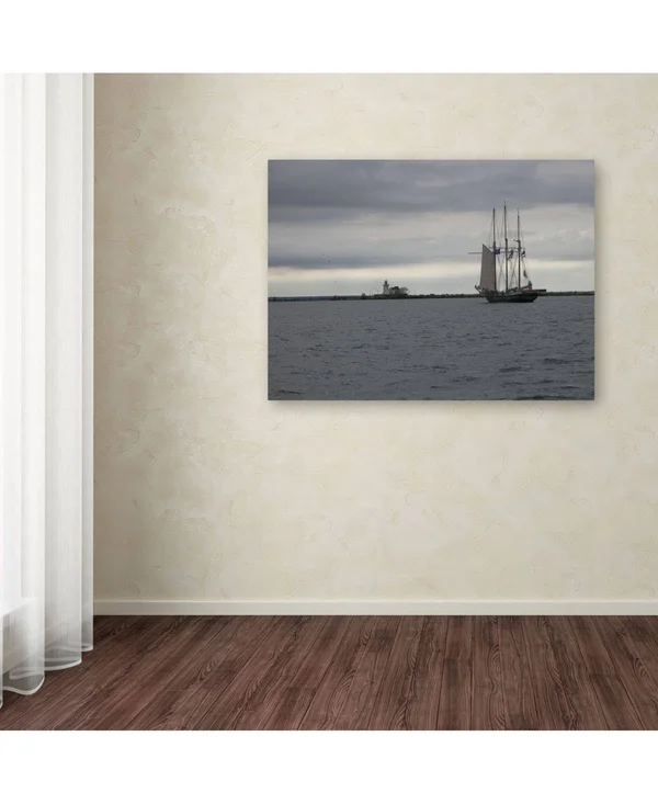 Trademark Global Monica Fleet 'Breaking Boundary' Canvas Art