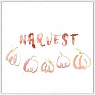 'Harvest' Framed Graphic Art Print on Canvas JBass Grand Gallery Collection