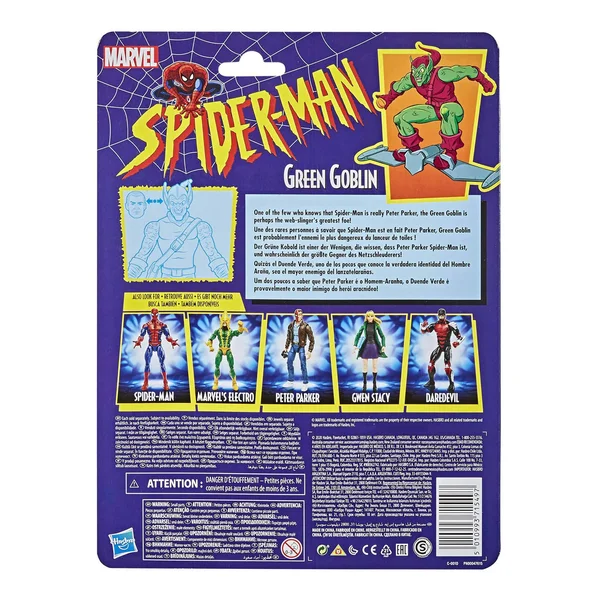 Marvel Legends Spider-Man Green Goblin Retro Action Figure