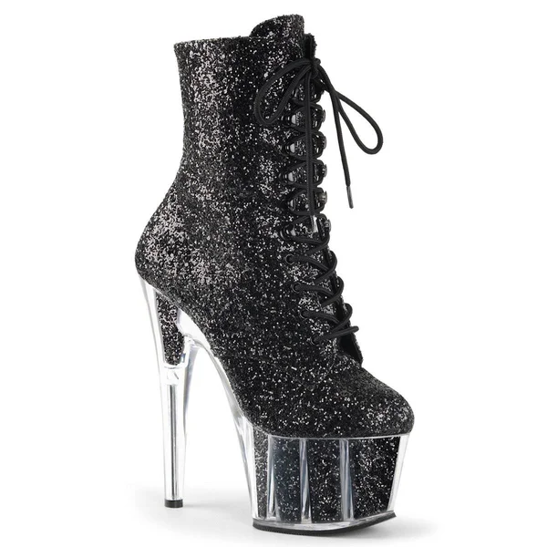 Pleaser - ADORE-1020G 9 - Silver Glitter/Silver Glitter
