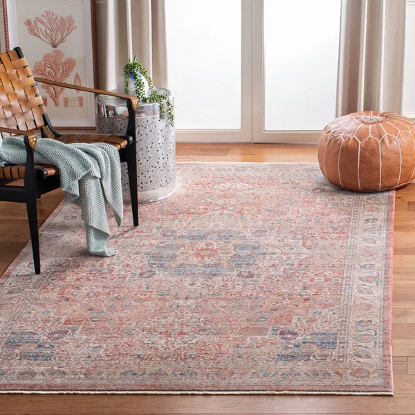Safavieh Kenitra Ivory/Pink 9 ft. x 12 ft. Geometric Area Rug