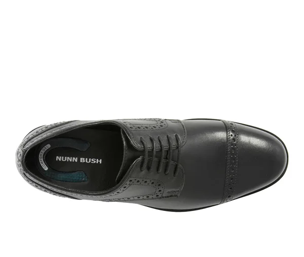 Nunn Bush Men's Norcross Cap Toe Oxford Black 9 M