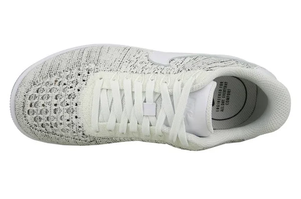 Nike Women's Af1 Flyknit Low Casual Shoe, White