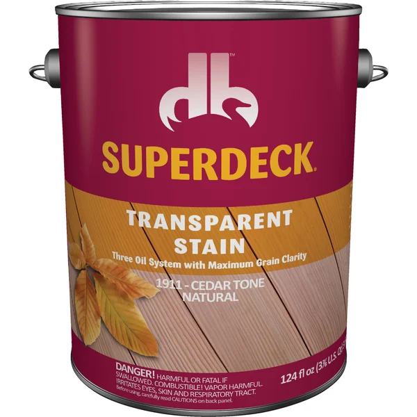Duckback Products DB-1911-4 Transparent Stain, Cedar Tone