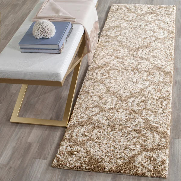 Safavieh SG460-1311-215 Florida Shag Beige & Cream 2&-3x22 x 15& Rug
