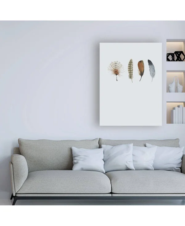 Trademark Fine Art Ic01715-C1419Gg Incado 'Feather 12' Canvas Art, 14X1