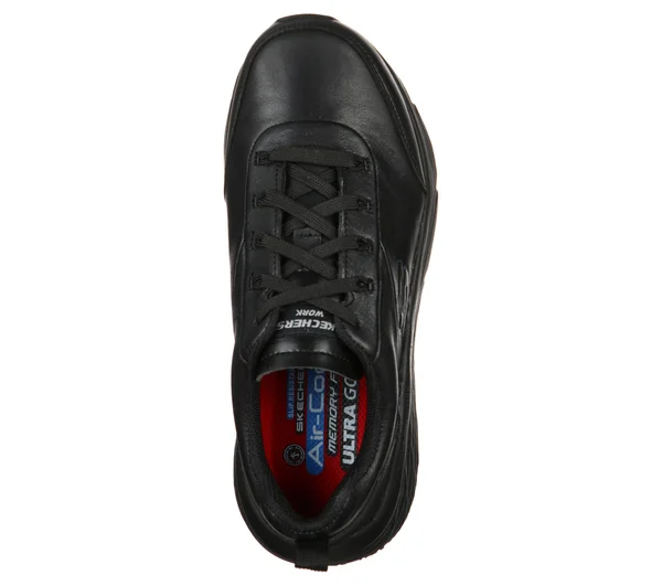 Skechers Women's Work Relaxed Fit Max Cushioning Elite SR Kajus, Black