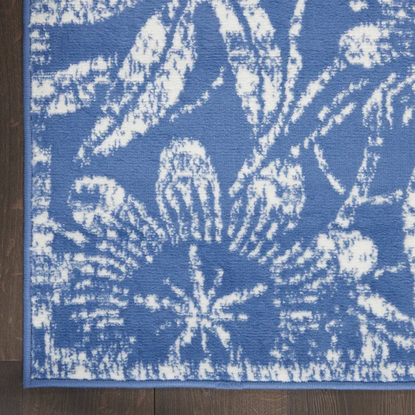 Nourison Whimsicle WHS05 Area Rug, Blue, 5& x 7&
