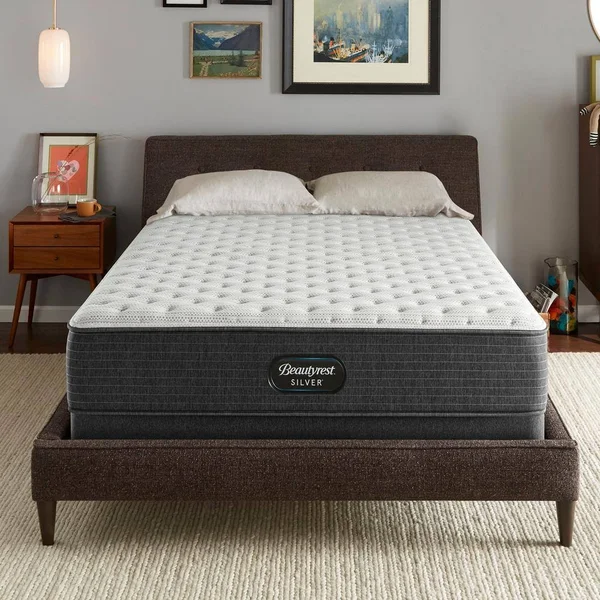 Beautyrest Silver BRS900 12-Inch Extra Firm Innerspring Mattress Set - Twin - Low Profile