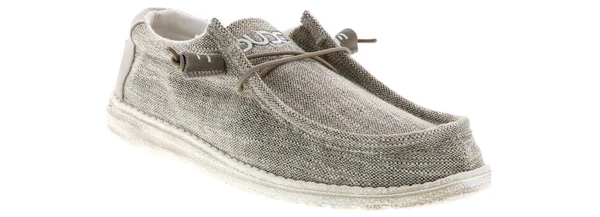 Hey Dude Wally Woven (Beige) Men's Shoes