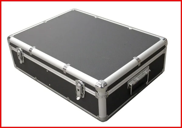 1000 CD DVD Black Aluminum Media Storage Case Mess-Free Holder Box with Sleeves