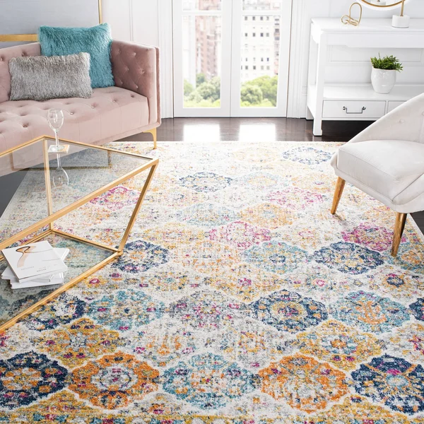 Safavieh Madison Panel Kirman Medallion Rug