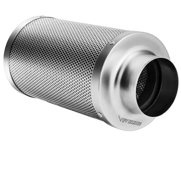 VIVOSUN 6 inch Air Carbon Filter Odor Control with Australia Virgin Charcoal for Inline Fan - Pre-Filter Included