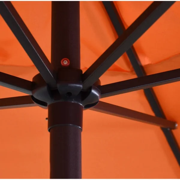 Astella 9 ft. Steel Push Tilt Market Umbrella - Green