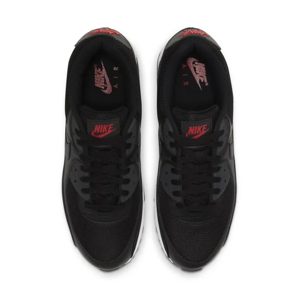 Nike Men's Air Max 90 Casual Shoes in Black/Black Size 8.0, Leather