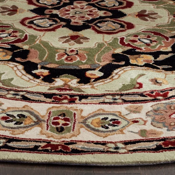 Safavieh Total Performance Rug Collection TLP718A - Soft Green, Ivory - 6' x 6' Round