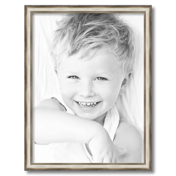 18x24 Antique Silver Panel Wood Picture Poster Frame for 24x18 Photo WOM-D8981-18x24 by ArtToFrames