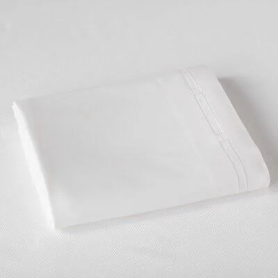 Stanza 420 Thread Count Egyptian-Quality Cotton Flat Sheet Peacock Alley Petal Twin