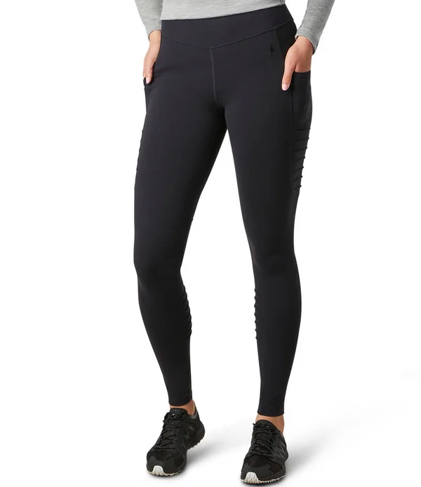 Smartwool Merino Sport Moto Tight - Women's Black, L