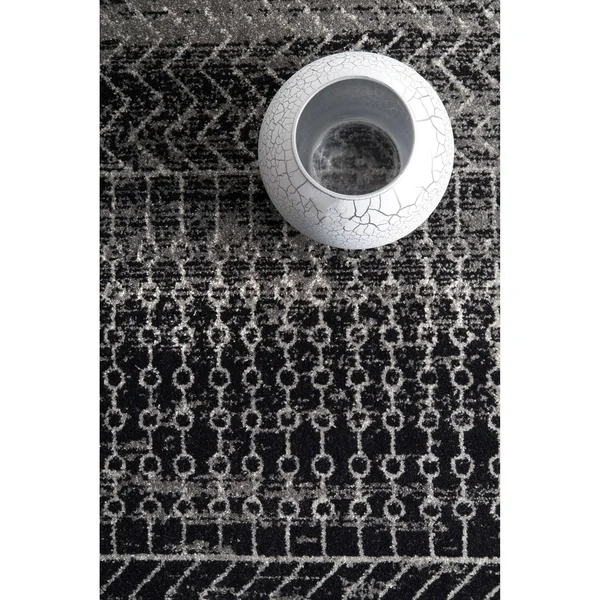 nuLOOM Nova Stripes Area Rug, Size: 8& Square, Gray