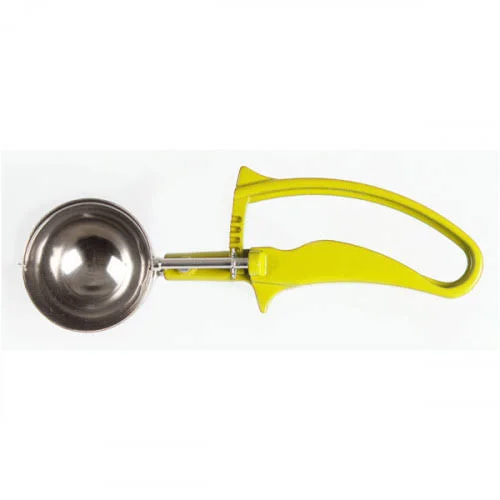 1 5/8 oz Disher - Number 20 Yellow, Easy Grip Handle, 6 Packs