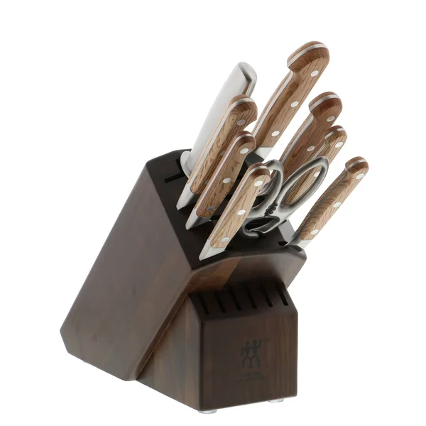 Zwilling Pro Holm Oak 10-Piece Knife Block Set (Walnut)