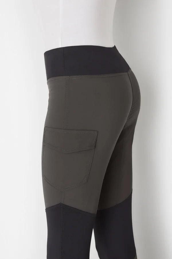 Contrast Panel Legging - Anatomie Navy with Black, Xs