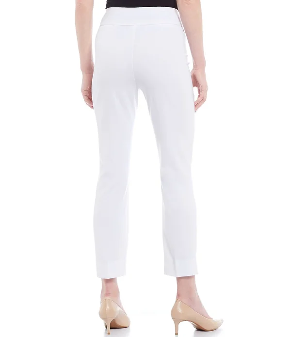 Investments The Park Ave Fit Pull on Classic Ankle Pants - 18