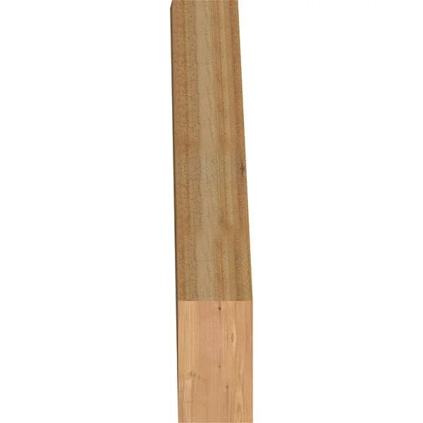 6x22W x 28x22D x 36x22H Traditional Rough Sawn Brace - Western Red Cedar