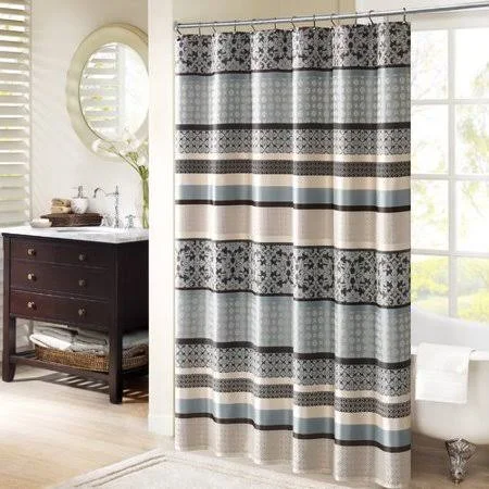 Red Barrel Studio Lakemore Single Shower Curtain - Blue