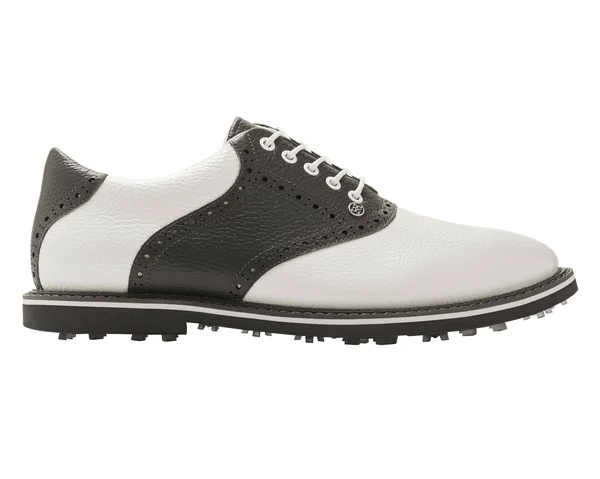 G/FORE Men's Saddle Gallivanter Golf Shoes - White/Grey - 12.5