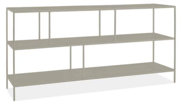 Room & Board, Modern Foshay Console Bookcase 15d 60W 29h in Taupe