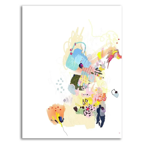 Tangletown Fine Art California Poppy by Niya Christine - Print on Canvas, Ready to Hang