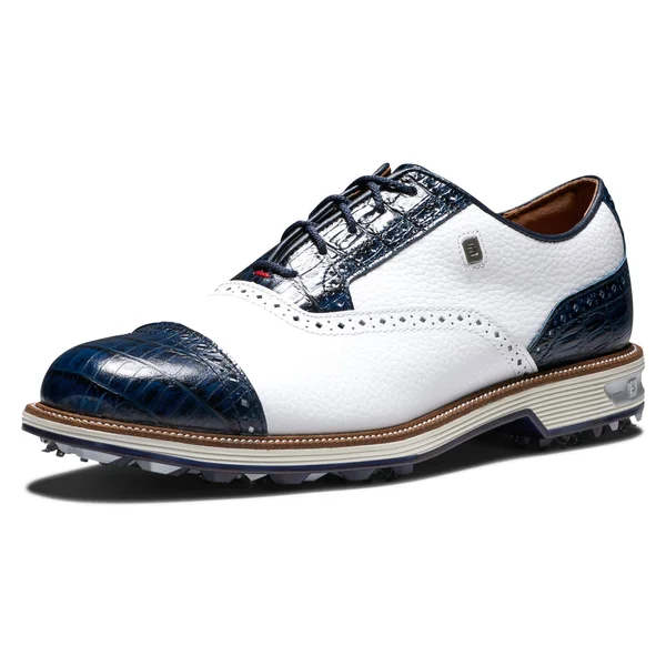 FootJoy Men's Premiere Series-Tarlow Golf Shoe - White/Navy, 11.5 Wide