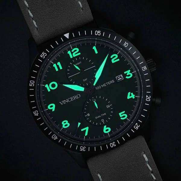 Vincero The Altitude - Silver/Pine Sil-For-A12
