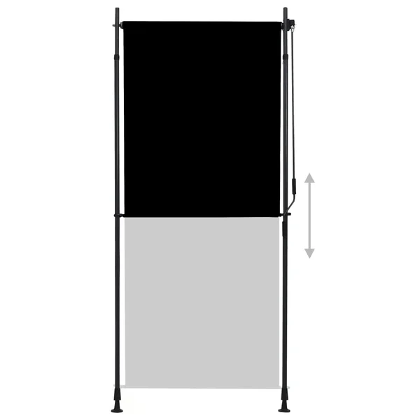 vidaXL Outdoor Roller Blind 78.7x22x106.3x22 Anthracite - 145938