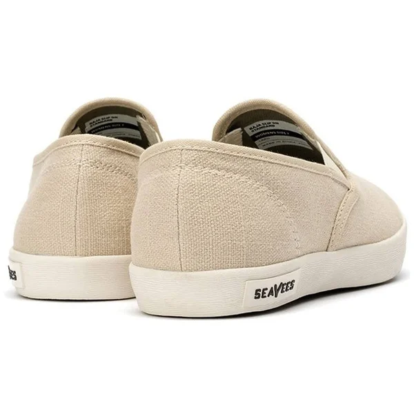 SeaVees Women's Baja Slip-On Standard Sneaker Natural