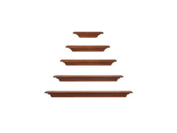 Pearl Mantels 418-72-90 Homestead Mantel Shelf - 72-Inch, Antique Birch