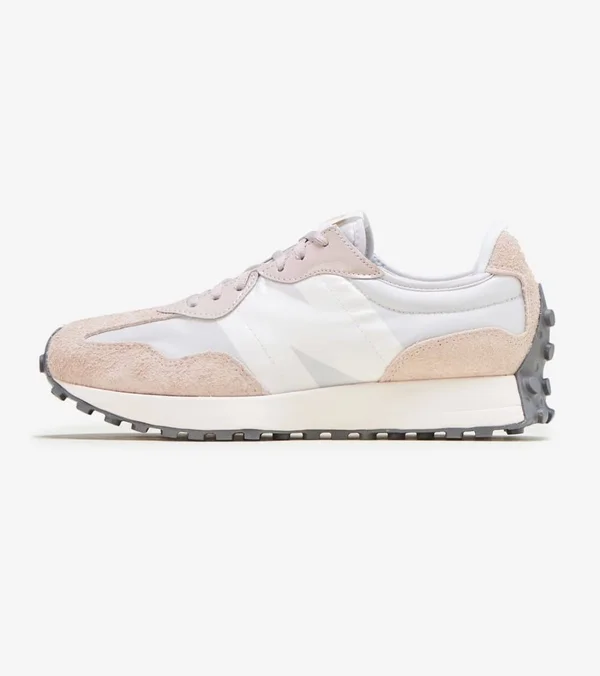 New Balance 327 Women's Sport Style Shoes - White/Grey (Size 5)