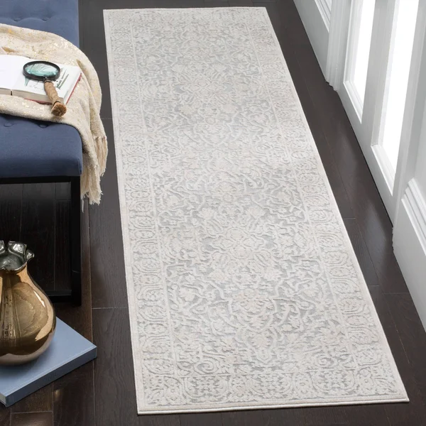 2&3x22 x 16& Runner Area Rug, Grey, Safavieh