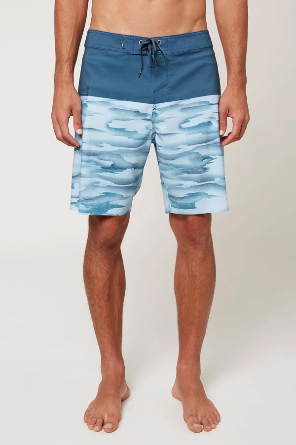 O&Neill Hyperfreak Nomad 19x22 Boardshorts Men's Light Blue - 34