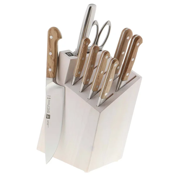 Zwilling Pro Holm Oak 10-Piece Knife Block Set (Walnut)