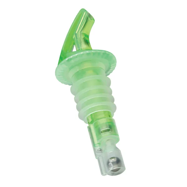 Precision Pours 300 Sg 3 oz. Shamrock Green Measured Liquor Pourer - 12/Pack