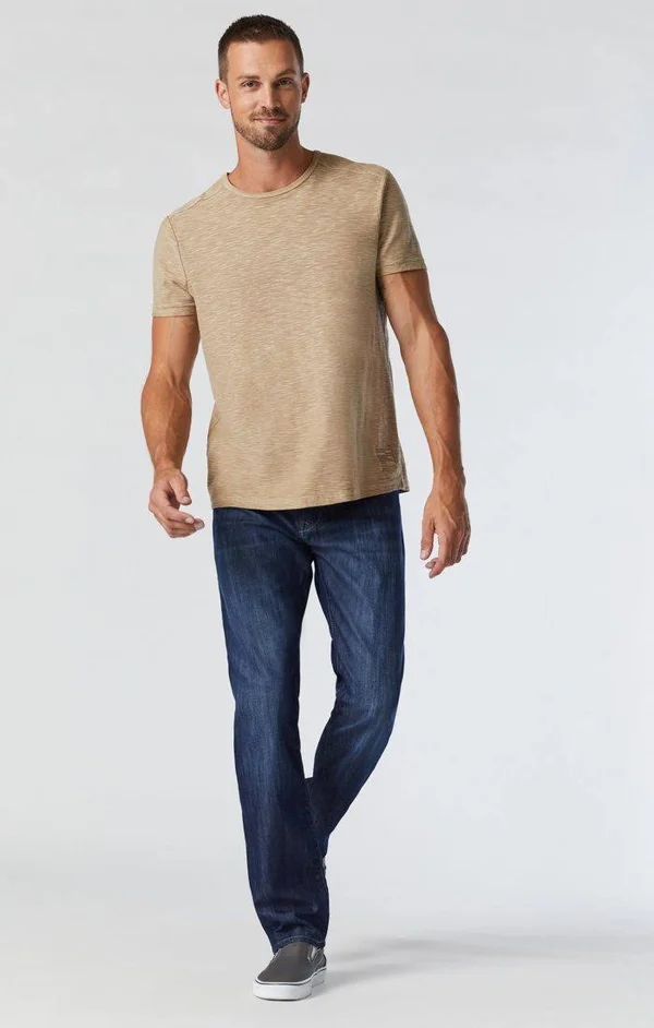 Mavi Men's Zach Regular Rise Straight Leg Jeans