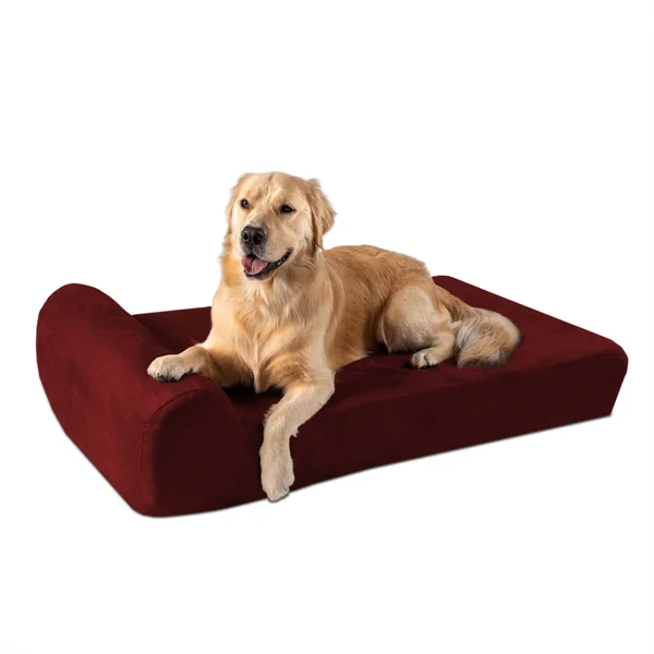 Big Barker 7x22 Pillow Top Orthopedic Dog Bed for Large and Extra Large Breed Dogs (Headrest Edition)