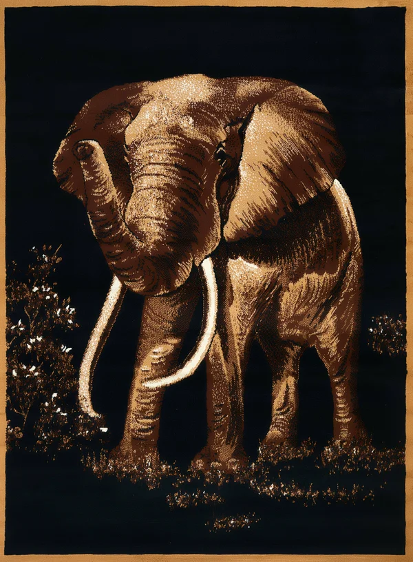 United Weavers Legends Elephant Multi 5&3x22 x 7&2x22 Area Rug