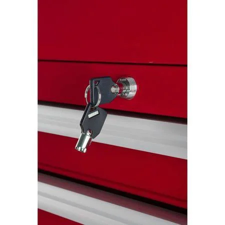 Westward 26-5/16x22 Intermediate Chest, 3 Drawers, Red, 32H848