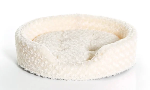 FurHaven Ultra Plush Oval Pet Bed Cream Jumbo